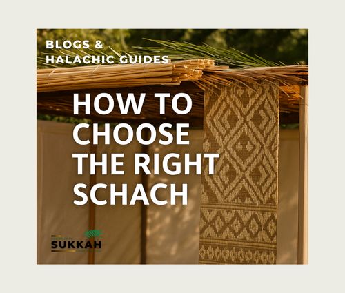 How to Choose the Right Schach for Your Sukkah