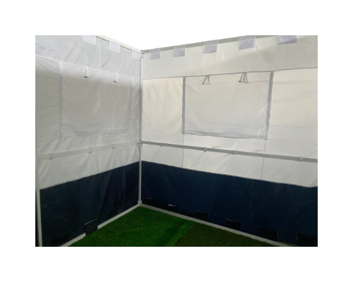 Durable 4x6 FT sukkah kits (Frame Only) with steel poles and Oxford fabric walls. Perfect for those who have mehadrin Badatz schach or want a custom roof.
