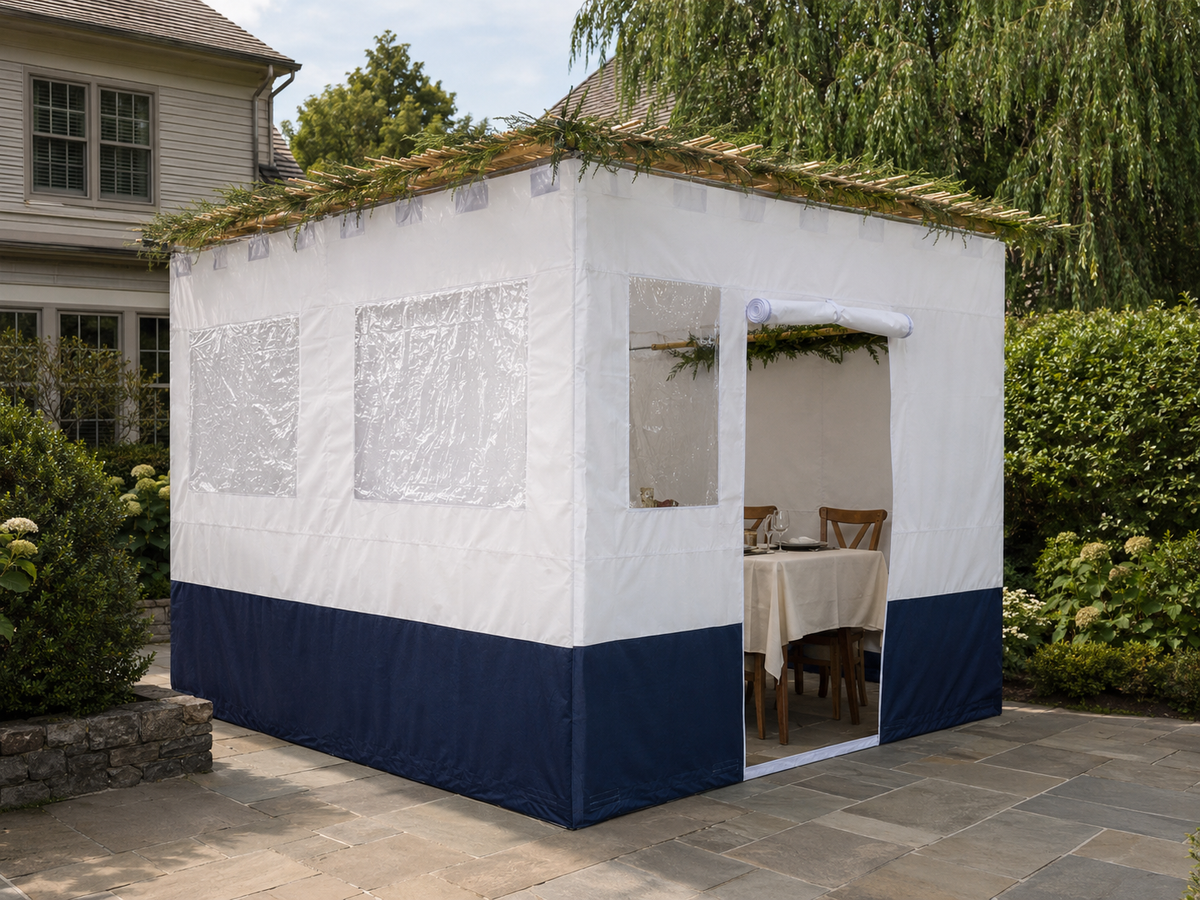 Completed sukkah available as a long-term solution for repeated family use